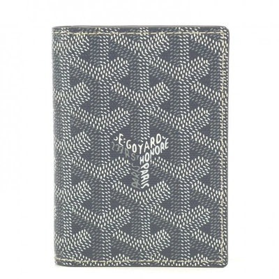 Pre-owned Goyard Saint Marc Card Case Ine Grey