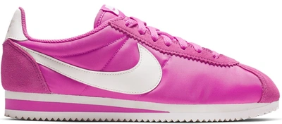 Pre-owned Nike Classic Cortez Nylon Active Fuchsia Summit White (women's) In Active Fuchsia/summit White-sail