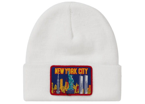 supreme ny patch beanie