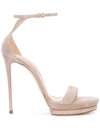 Casadei Stiletto Sandals In Pink