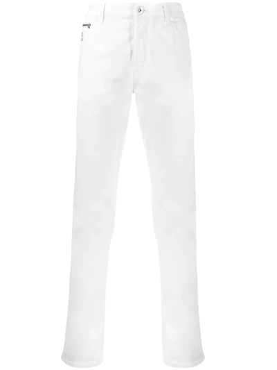 Brunello Cucinelli Slim-fit Jeans In White