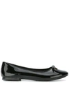 Dolce & Gabbana Kids' Patent Ballerinas In Black