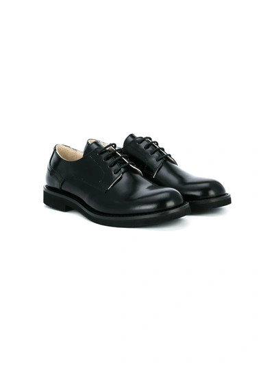 Montelpare Tradition Kids' Derby Shoes In Black