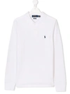 Ralph Lauren Teen Classic Polo Shirt In White