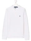 Polo Ralph Lauren Teen Classic Polo Shirt In White