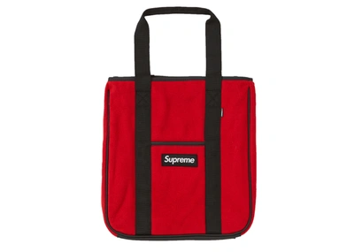 Pre-owned Supreme  Polartec Tote Red