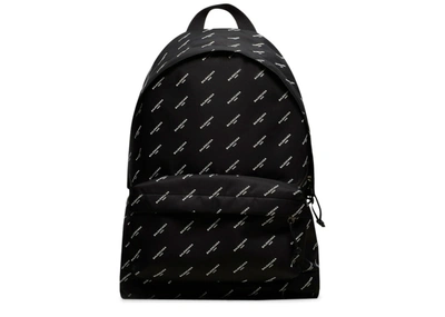 Pre-owned Balenciaga Explorer Backpack Logos Large Black/white