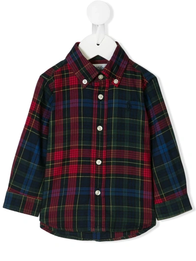 Ralph Lauren Babies' Check Shirt In Red