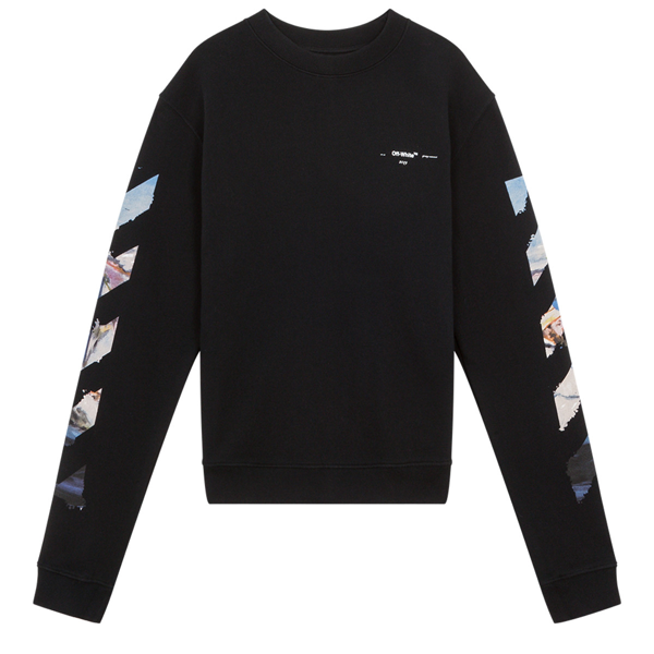 off white black diag arrows sweatshirt