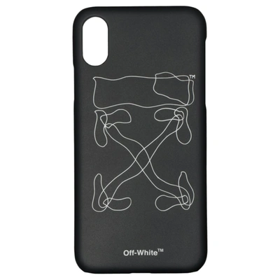 Pre-owned Off-white Abstract Arrows Iphone X Case Black/white