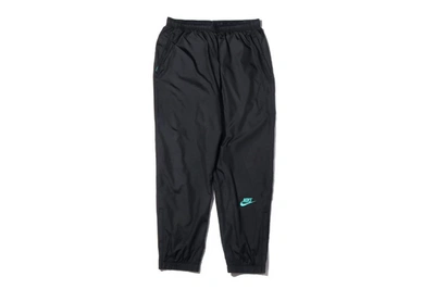 Pre-owned Nike X Atmos Nrg Vintage Patchwork Track Pant Black/hyper Jade