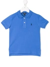 Polo Ralph Lauren Kids' Logo Embroidered Polo Shirt In Blue