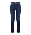 Ag Mari High Waist Slim Straight Leg Jeans In Blue