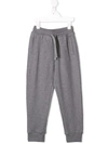 Dolce & Gabbana Kids' Logo Track Pants In Grey