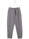 Dolce & Gabbana Kids' Logo Track Pants In Mediumgrey