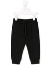 Dolce & Gabbana Babies' Jersey Track Pants In Black