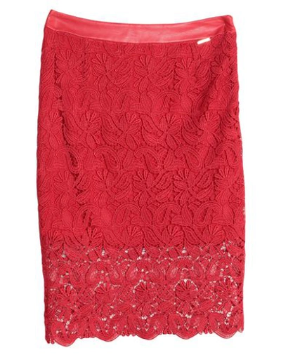 Liu •jo Midi Skirts In Red