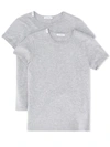 Dolce & Gabbana Kids' Basic Short Sleeve T-shirt Set Of Two In Grey