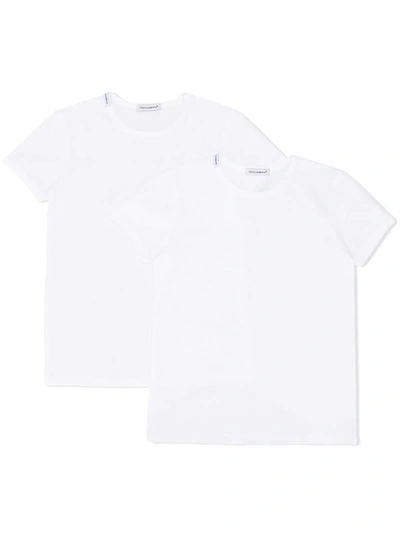 Dolce & Gabbana Kids' Basic White T-shirt