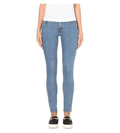 Levi's 721 High Rise Skinny Jeans In Charged Up In Wild Sea