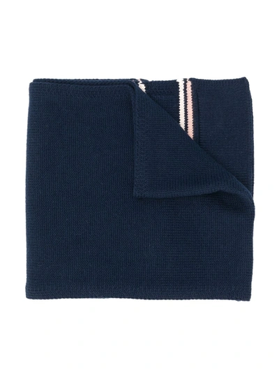 Chloé Kids' Gestrickter Schal In Blue