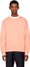 Acne Studios Face Cotton Sweatshirt In Oversized Sweatshirt
