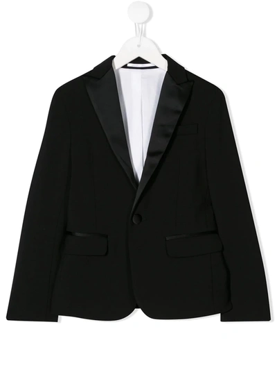 Dsquared2 Kids' Classic Blazer In Black