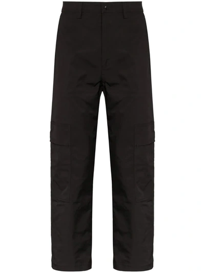 Valentino Tailored Cargo Trousers In Black
