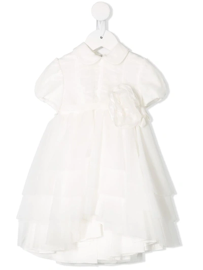 Aletta Babies' Tulle Skirt Dress In White