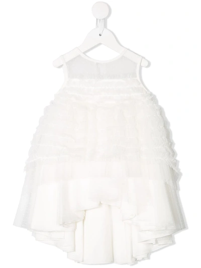 Aletta Babies' Tulle Style Dress In White