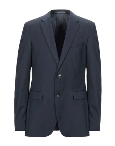 Tommy Hilfiger Men's Standard-fit Wool-blend Blazer In Dark Blue