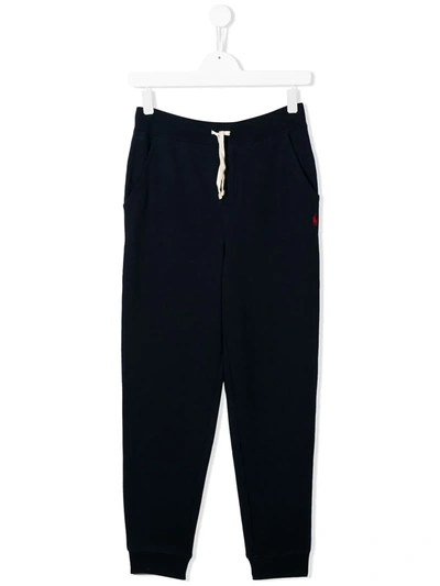 Ralph Lauren Kids' Fleece Jogger Bottoms In Blue