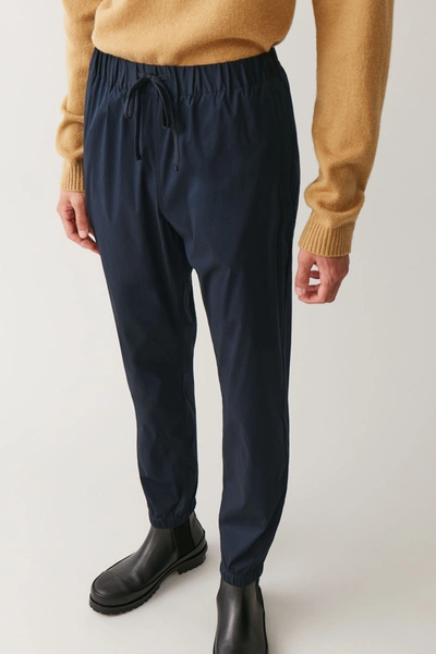 Cos Relaxed-fit Cuffed Pants In Blue
