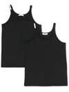 Dolce & Gabbana Kids' 2 Pack Tank Top In Black