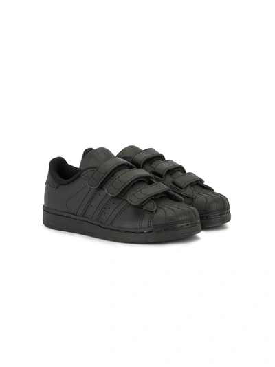 Adidas Originals Kids' Superstar Foundation Low-top Sneakers In Black