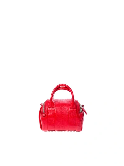 Alexander Wang "rocco Duffel" Red Bag