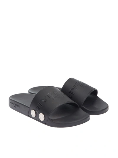 Givenchy Slides In Black