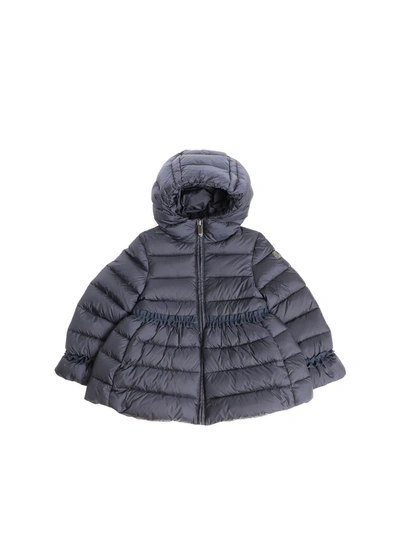 Il Gufo Kids' Blue Quilted Down Jacket With Logo
