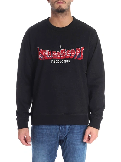 Kenzo Scope" Black Melange Sweatshirt