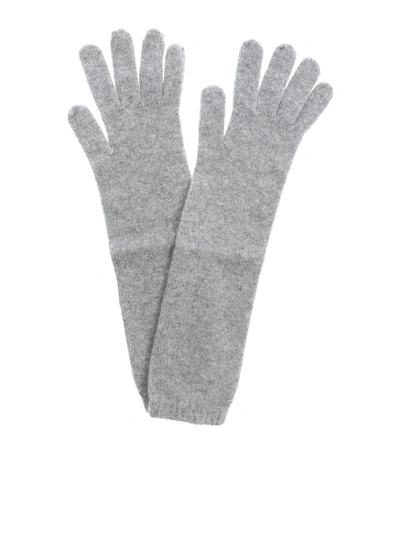 Kangra Cashmere Grey Cashmere Gloves