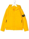 Stone Island Junior Kids' Yellow Jacket With Removable Logo