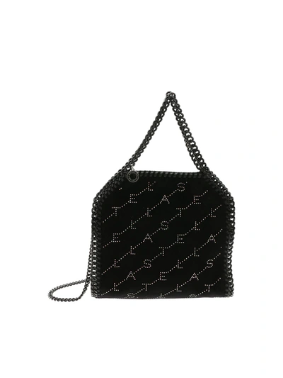 Stella Mccartney Falabella Mini Bag With Black Velvet Effect
