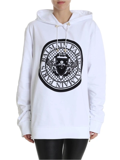 Balmain Medallion In White