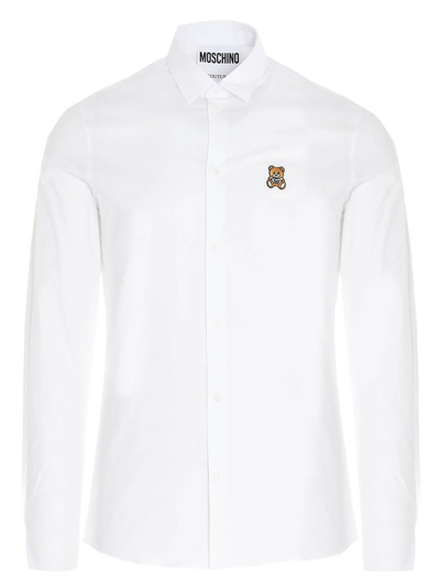 Moschino Teddy Bear Shirt In White