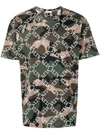 Valentino Military Green T-shirt With Vltn Print