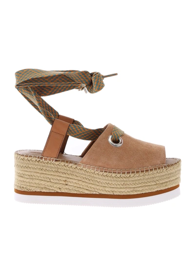 See By Chloé Glyn Amber Sandals In Beige Sandals