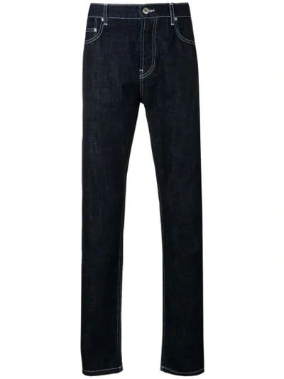 Kenzo Dark Blue Stretch Cotton Jeans
