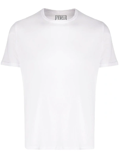 Fedeli Extreme Crew-neck T-shirt In White