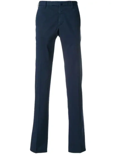 Incotex Chino Trousers In Blue In Blue