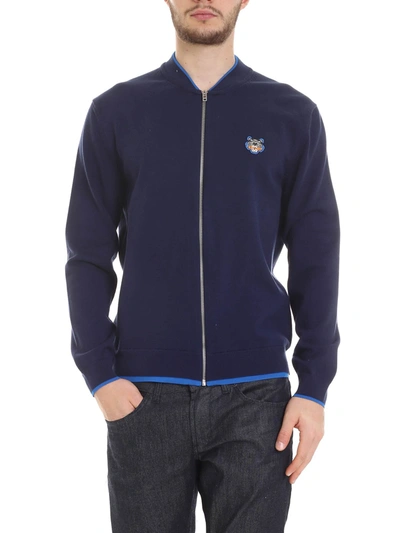 Kenzo Sweatshirt With Blue Tiger Logo